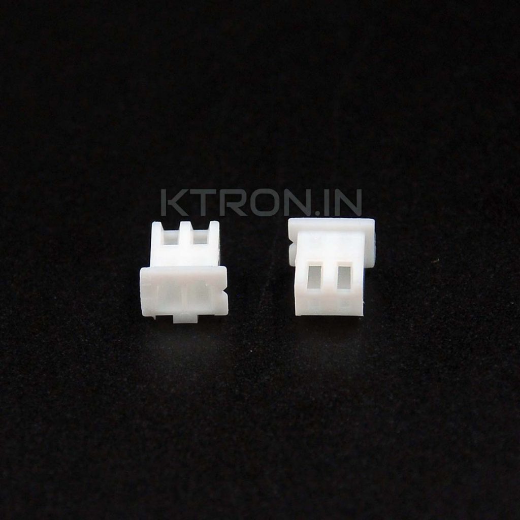 Buy 2 Pin JXT XH Female Connector 2 54mm Pitch KTRON India