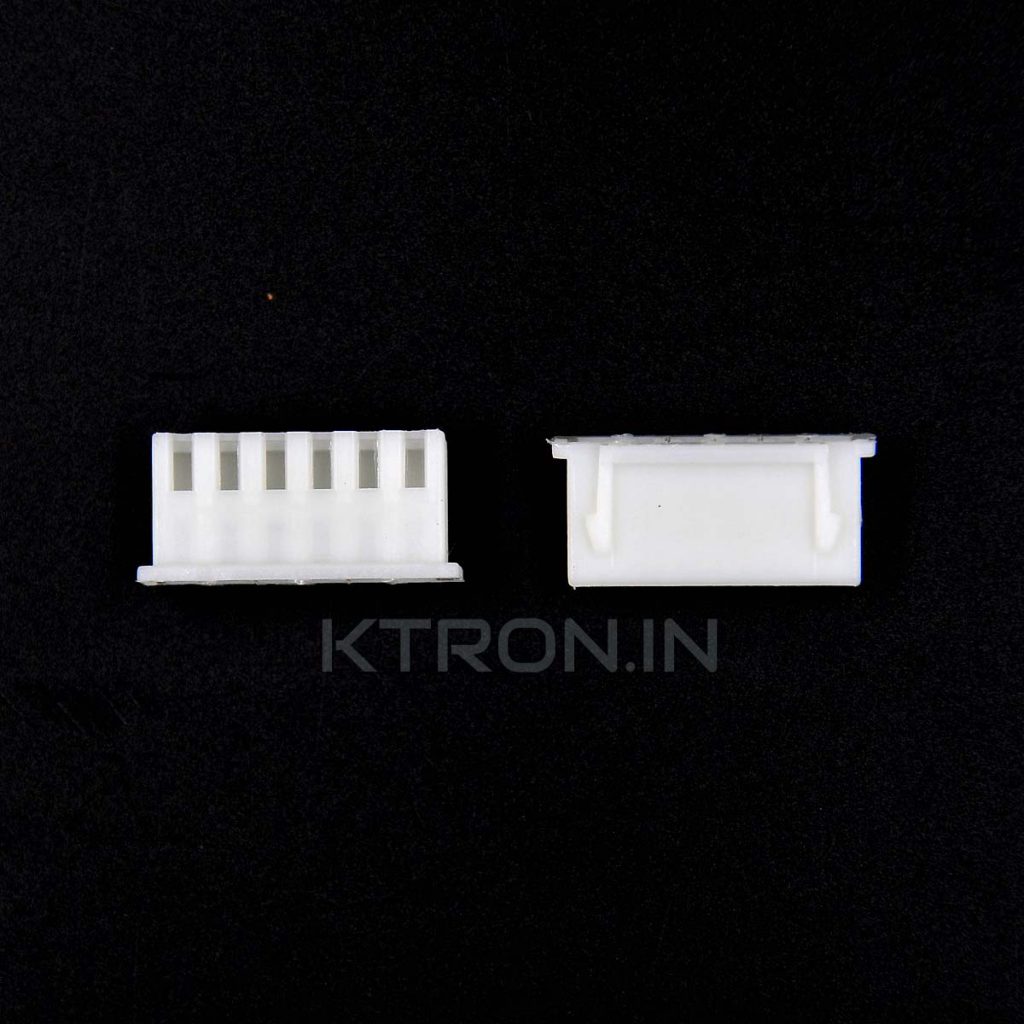 Buy 6 Pin JST XH Female Connector 2 54mm Pitch KTRON India