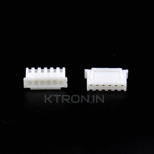 Buy 6 Pin JST XH Female Connector 2 54mm Pitch KTRON India