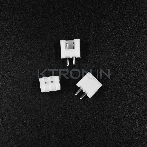 Buy 2 Pin Jst Xh Male Connector 254mm Pitch Ktron India 