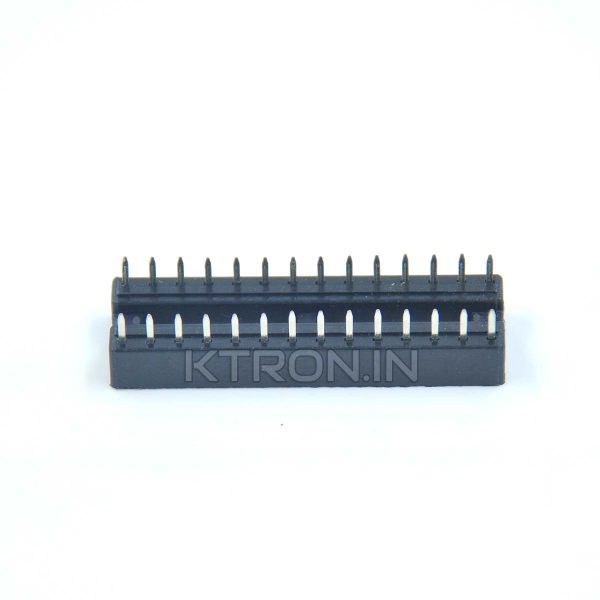 28 Pin IC Socket / Base - DIP - 2.54mm Pitch - KTRON India