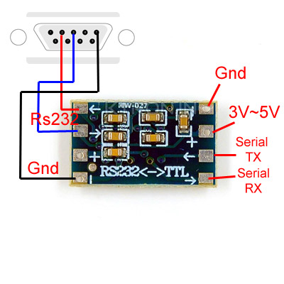 Buy RS232 To TTL Converter Module - TTL / UART Trasnceiver - KTRON India