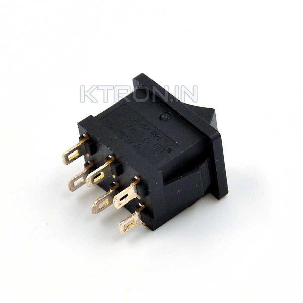 Miniature Rocker Switch DPDT - 6A - KTRON India