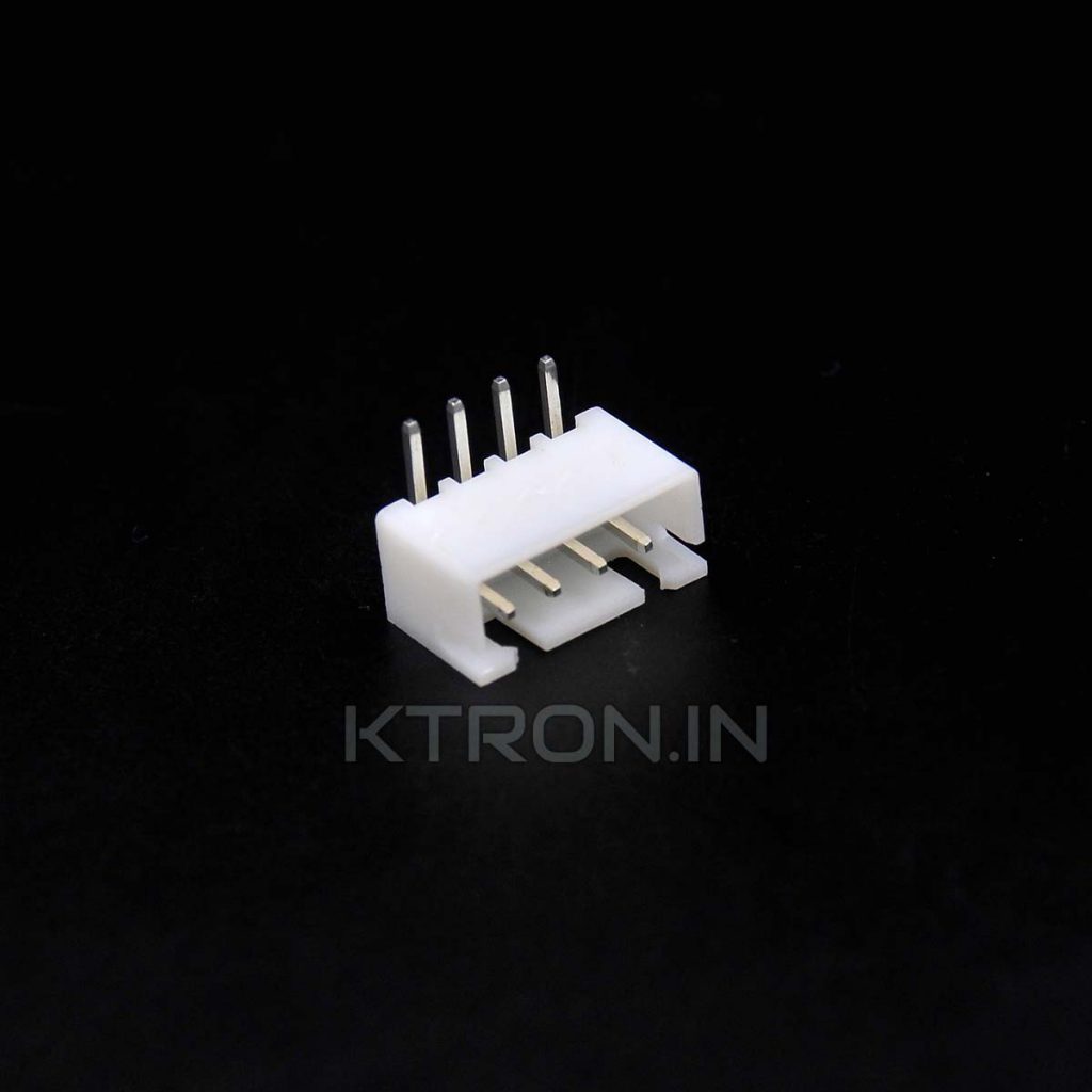 Buy 4 Pin Jst Male Right Angle Connector 254mm Pitch Ktron India 