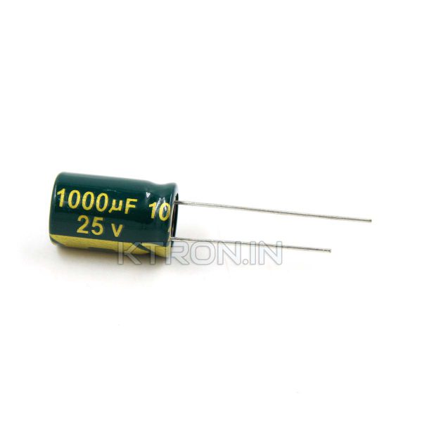 KSTC1164 25V 1000uF Electrolytic Capacitor - 10x17mm - TH