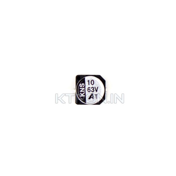 KSTC1538 63V 10uF SMD Electrolytic Capacitor - 5 x 5.7 mm - 20%