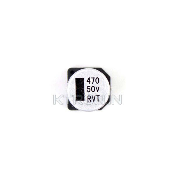 KSTC1539 470uF 50V SMD Electrolytic Capacitor - 12.5 x 13.5 mm - 20%