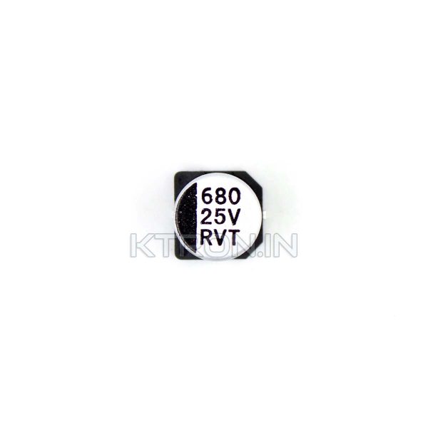 KSTC1549 680uF 25V SMD Electrolytic Capacitor - 10 x 10.2 mm - 20%