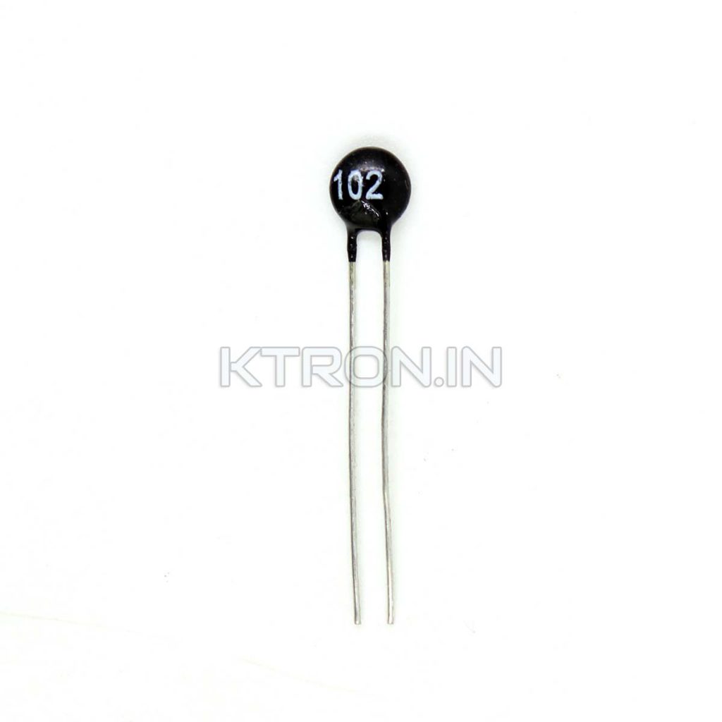 Buy 102 - 1K Ohms NTC Thermistor - 1K NTC - KTRON India