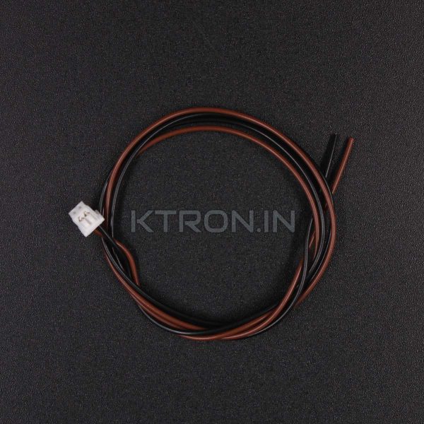 KSTC1616 2 pin Single Side Cable 7/38 12inch Length 1.25 mm Pitch - Female