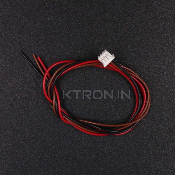 KSTC1617 3 pin Single Side Cable 7/38 12inch Length 1.25 mm Pitch - Female