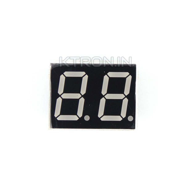 KSTL1678 2 Digit 7 Segment Display - 0.56 inch - Red - Common Anode