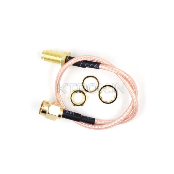 KSTC1682 SMA Male to SMA Female Cable RG316 - 20cm Length