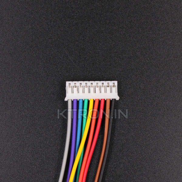 KSTC1817 201 9 Pin Single Side Female Cable - JST PH 7/40 11 inch Length - 2mm Pitch