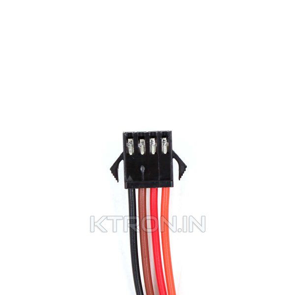 KSTC1820 2517 4 Pin Single Side Female Cable 14/38 Gauge 10cm Length - JST SM