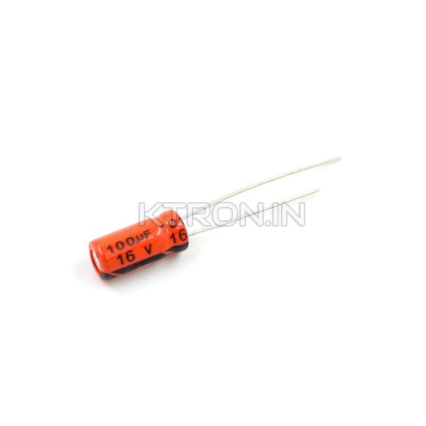 KSTC1944 16V 100uF Electrolytic Capacitor TH - 5 x 11 mm AECON